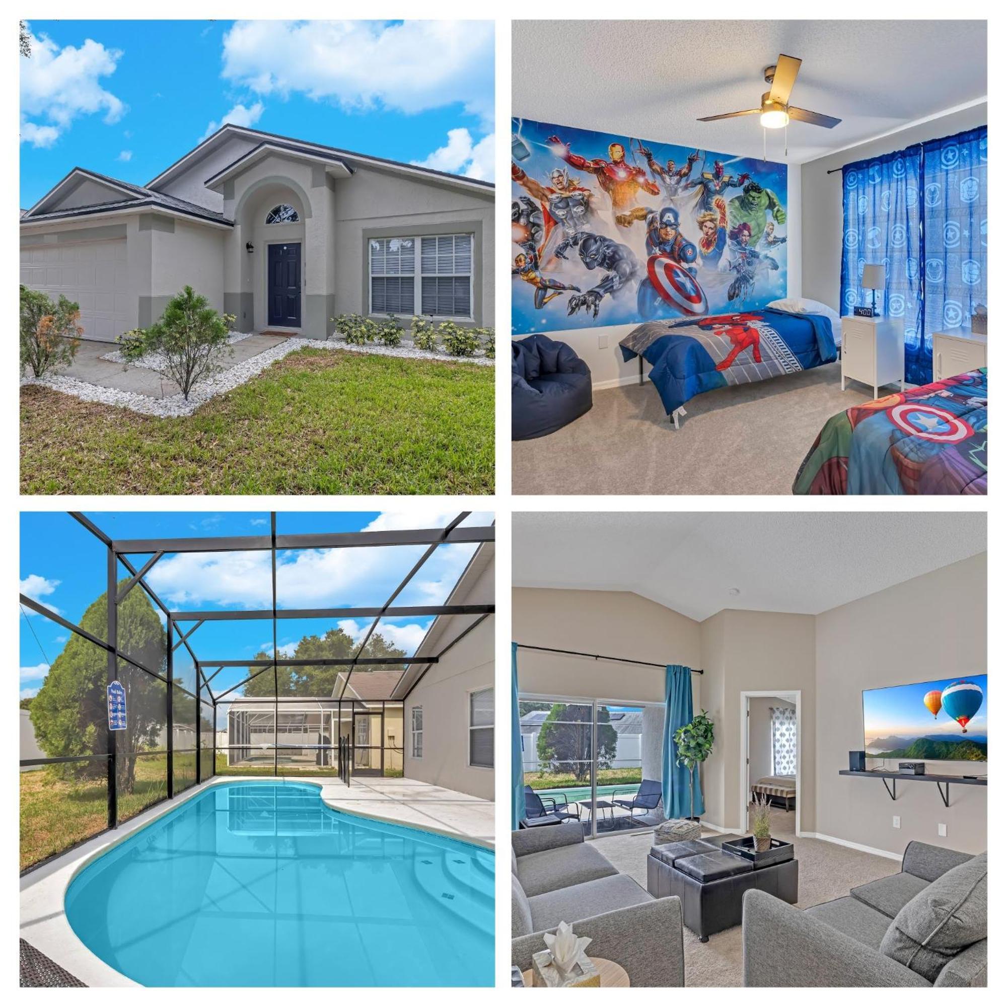 Disney Themed House Free Heated Pool Close Disney 5Br 9Bd Orlando Exterior foto